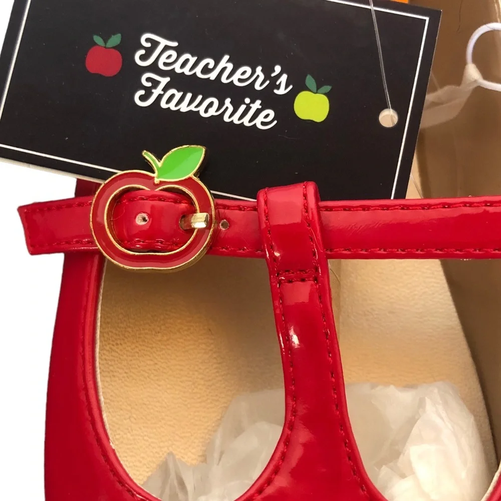 Gymboree Red Apple T-strap Mary Janes size 3 - Picture 4 of 15